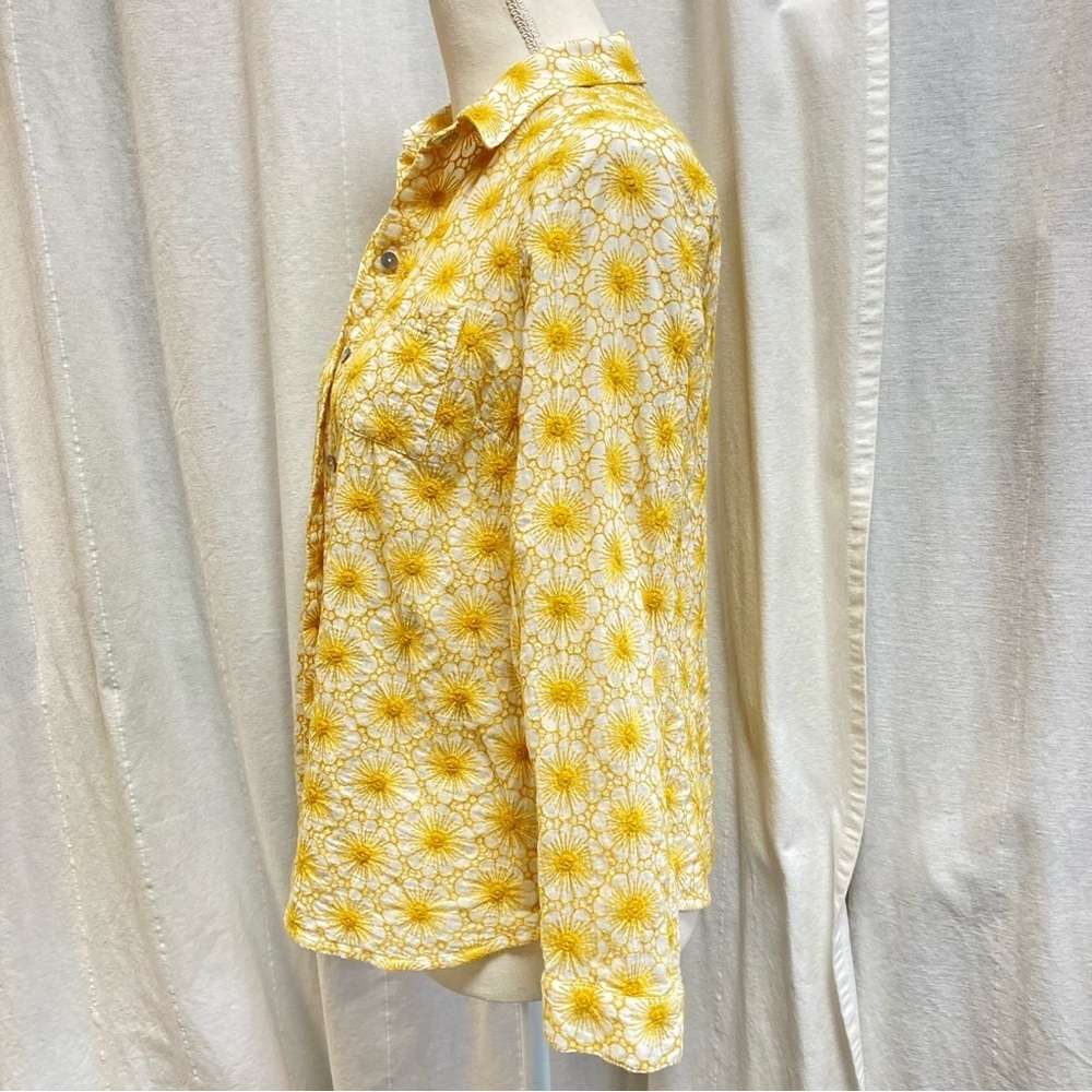 J. Jill Embroidered Button Down Shirt - Picture 4 of 10